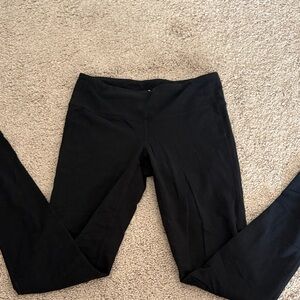 Athleta Black Logo High-Rise Leggings